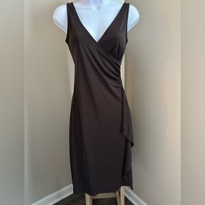THE LIMITED CHOCOLATE BROWN DRESS SZ. XS